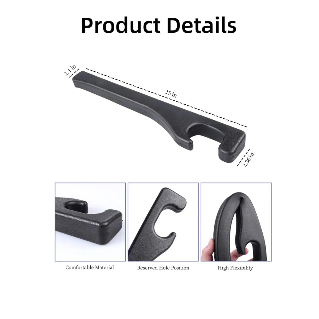 Car Seat Gap Filler Black PU Leather Interior Kits Easy Installation Leak-proof Plug Armrest Box Anti-drop Storage