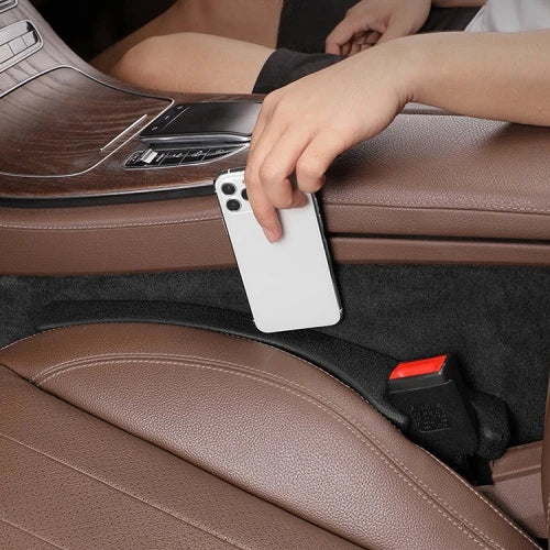 Car Seat Gap Filler Black PU Leather Interior Kits Easy Installation Leak-proof Plug Armrest Box Anti-drop Storage